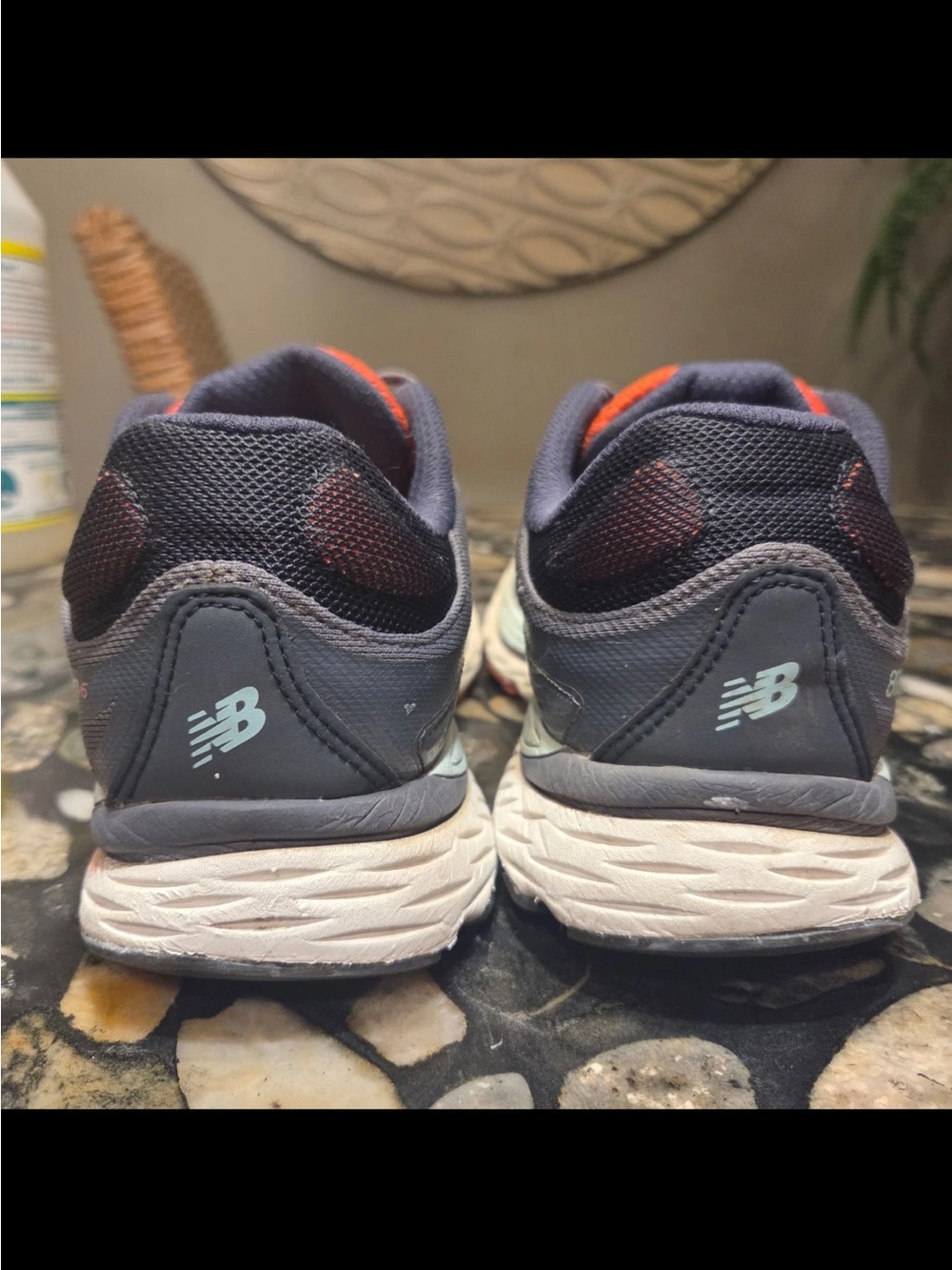 New Balance 880v6 Women Gray Orange Running Shoes Sneakers Size 10 W880GB6 - Picture 4 of 9